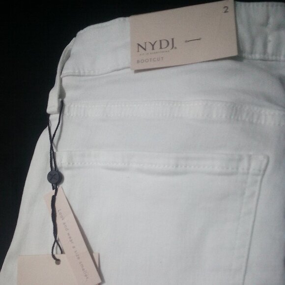 Barbara Bootcut Jeans Optic White Size 2 Brand New - Picture 10 of 10